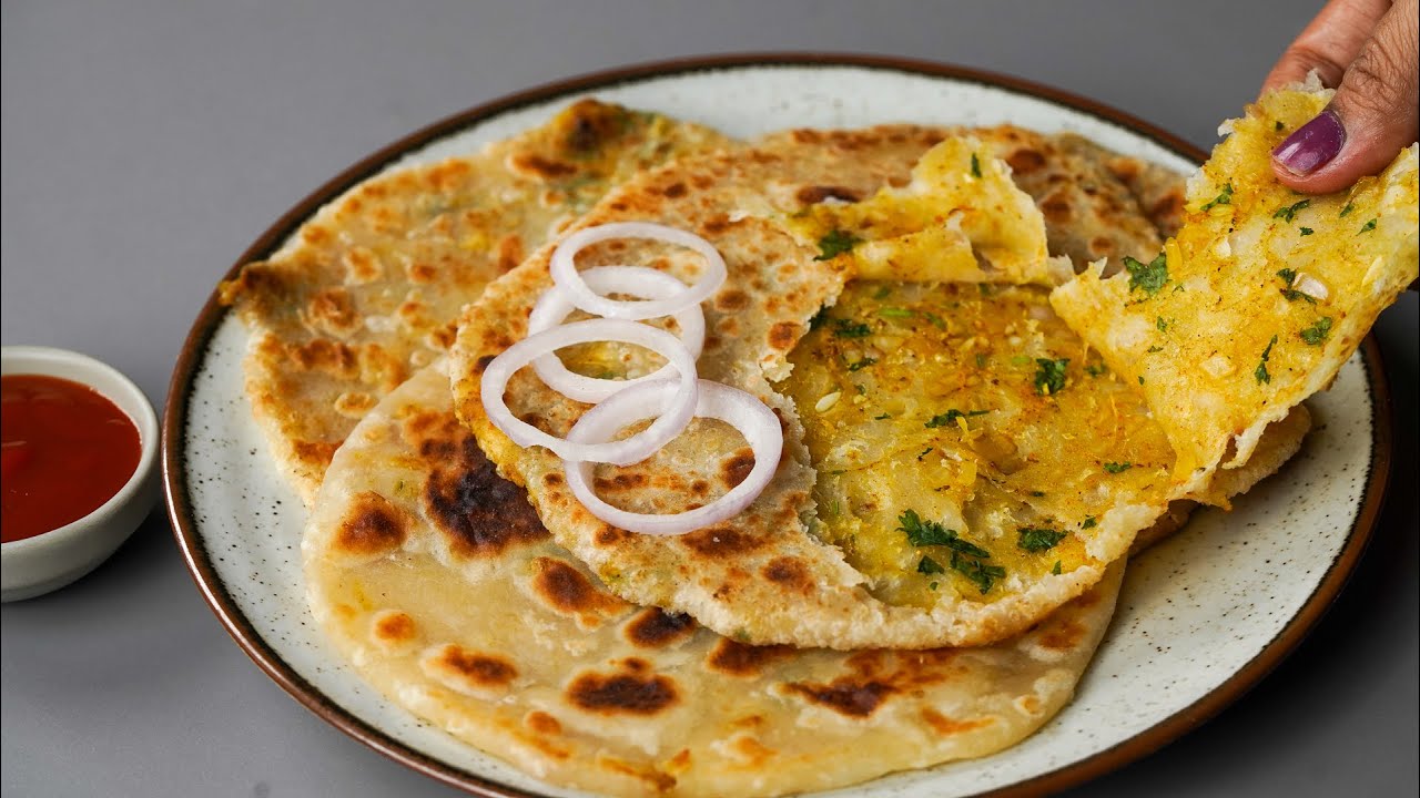 Aloo Pyaaz Paranthe