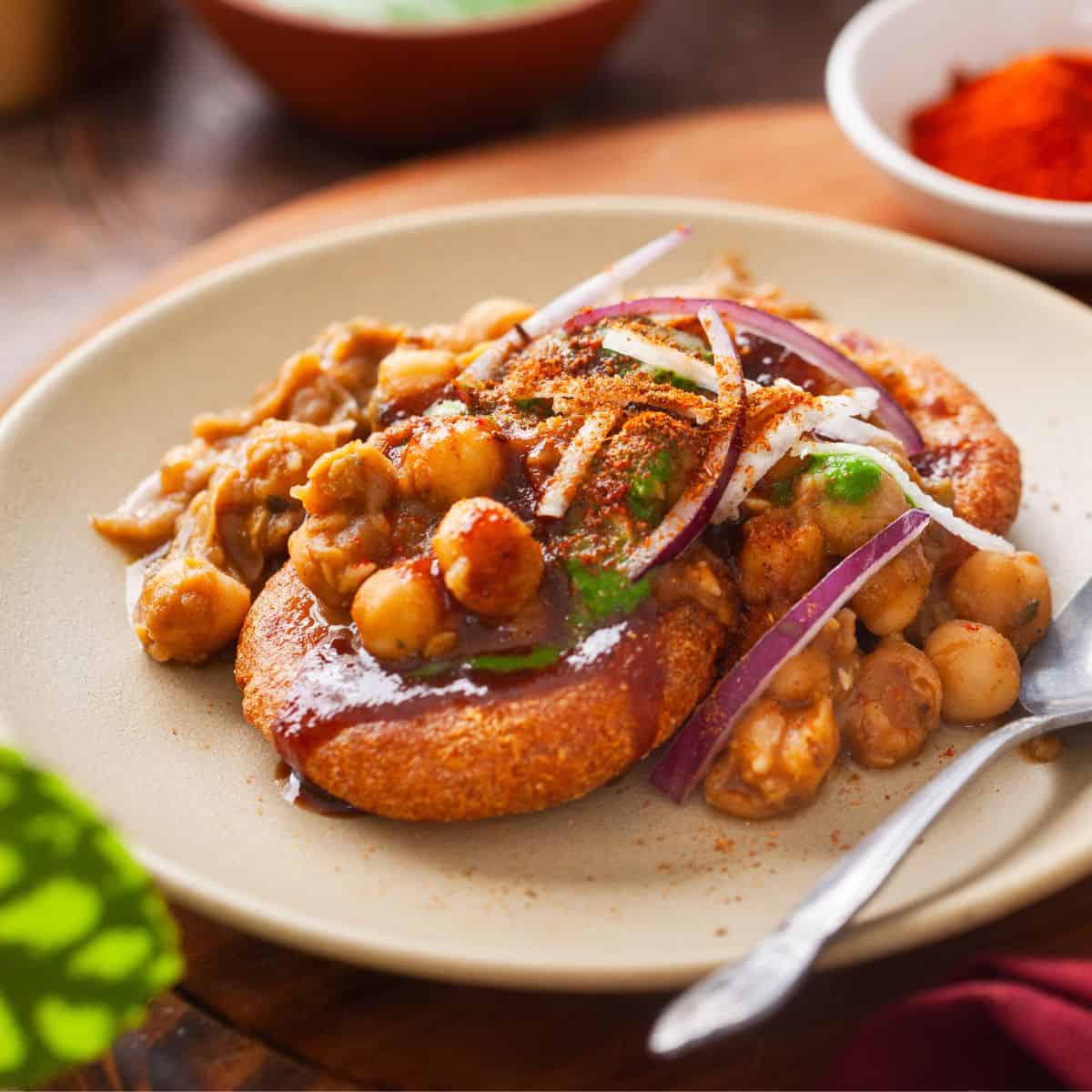 Aloo Tikki Chaat