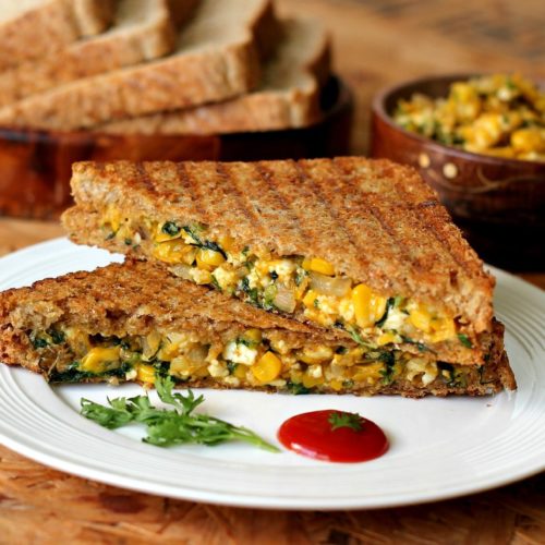Corn & Cheese Sandwich
